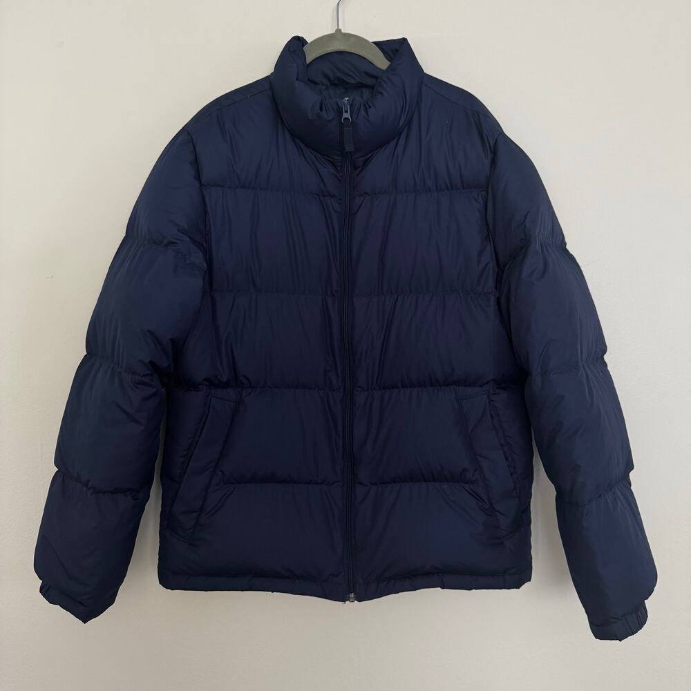Lands’ End Down Puffer Jacket in Navy
